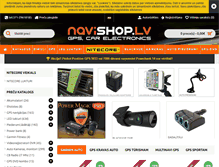 Tablet Screenshot of navishop.lv